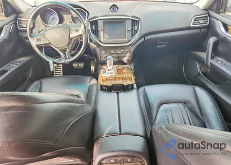 2014 Maserati Ghibli S z USA, uszkodzony, nr VIN ZAM57RTA8E1086035